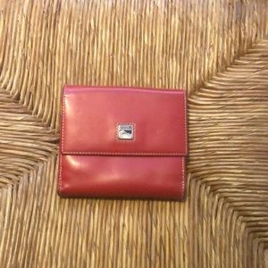 Dooney and Bourke Red Leather Wallet
